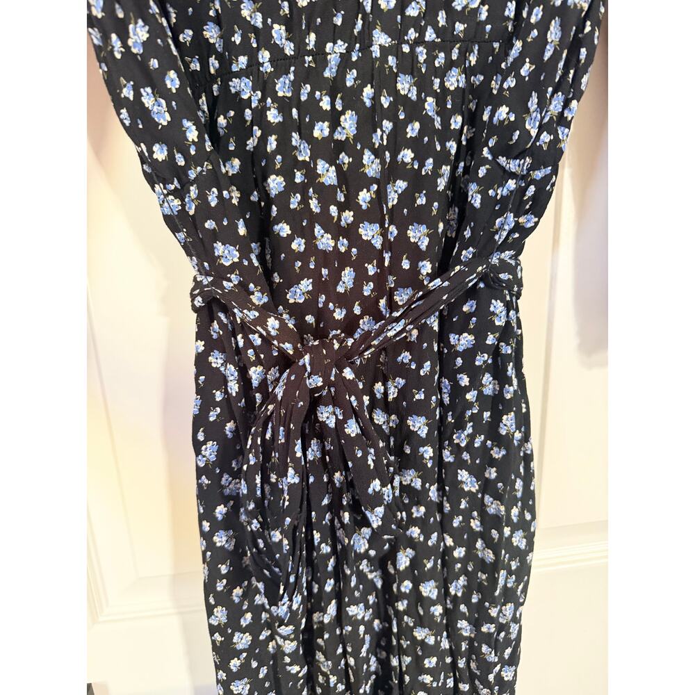 Madewell Ruffle-Sleeve Tie-Waist Jumpsuit - Baby's Breath, XL - Picture 5 of 13